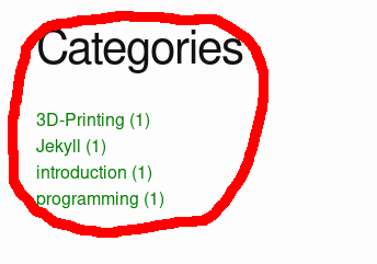 screenshot categories overview